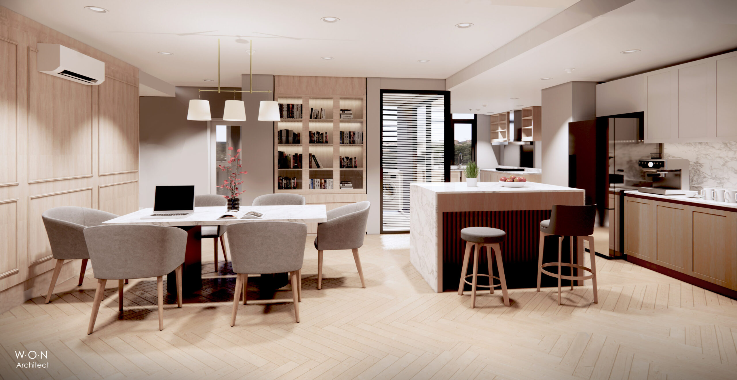 Renovation interior Nusasiri Condo รีโนเวทคอนโด